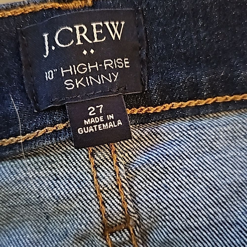 J-Crew High Rise Skinny Blue Jeans - Picture 4 of 4